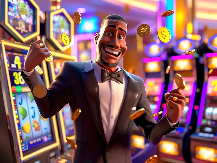 Dealer live casino profesional dan pemain menikmati permainan secara real-time bersama pisang69